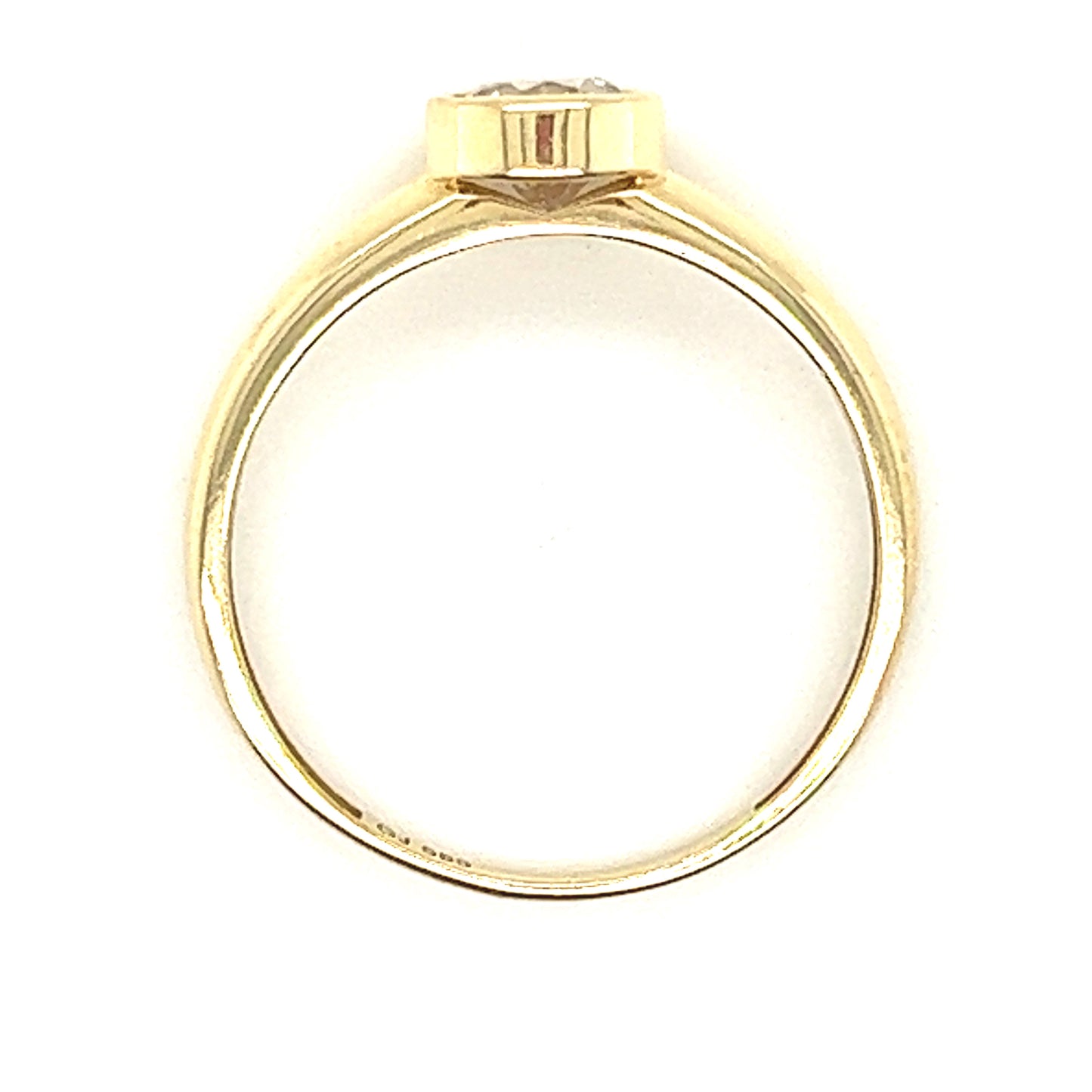 Ring mit Zirkonia 585/-Gelbgold