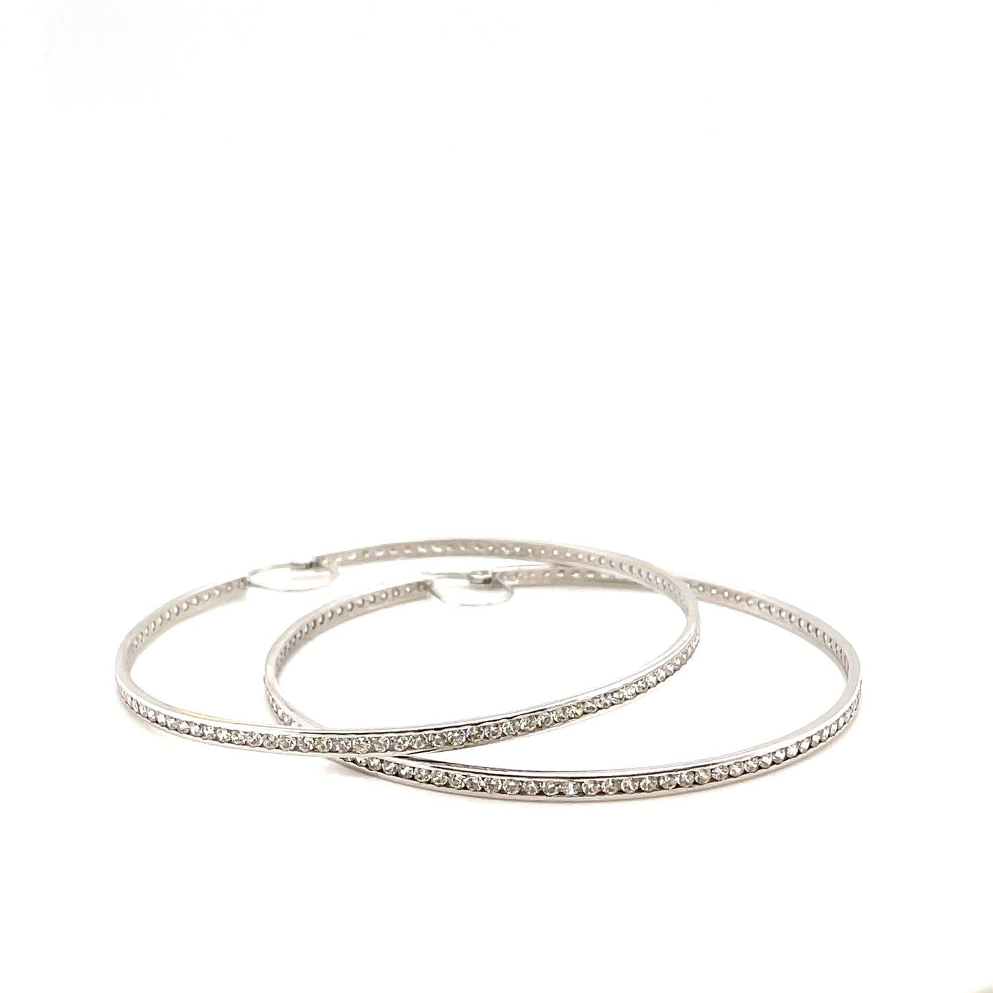 585-/Gold Creolen Zirkonia