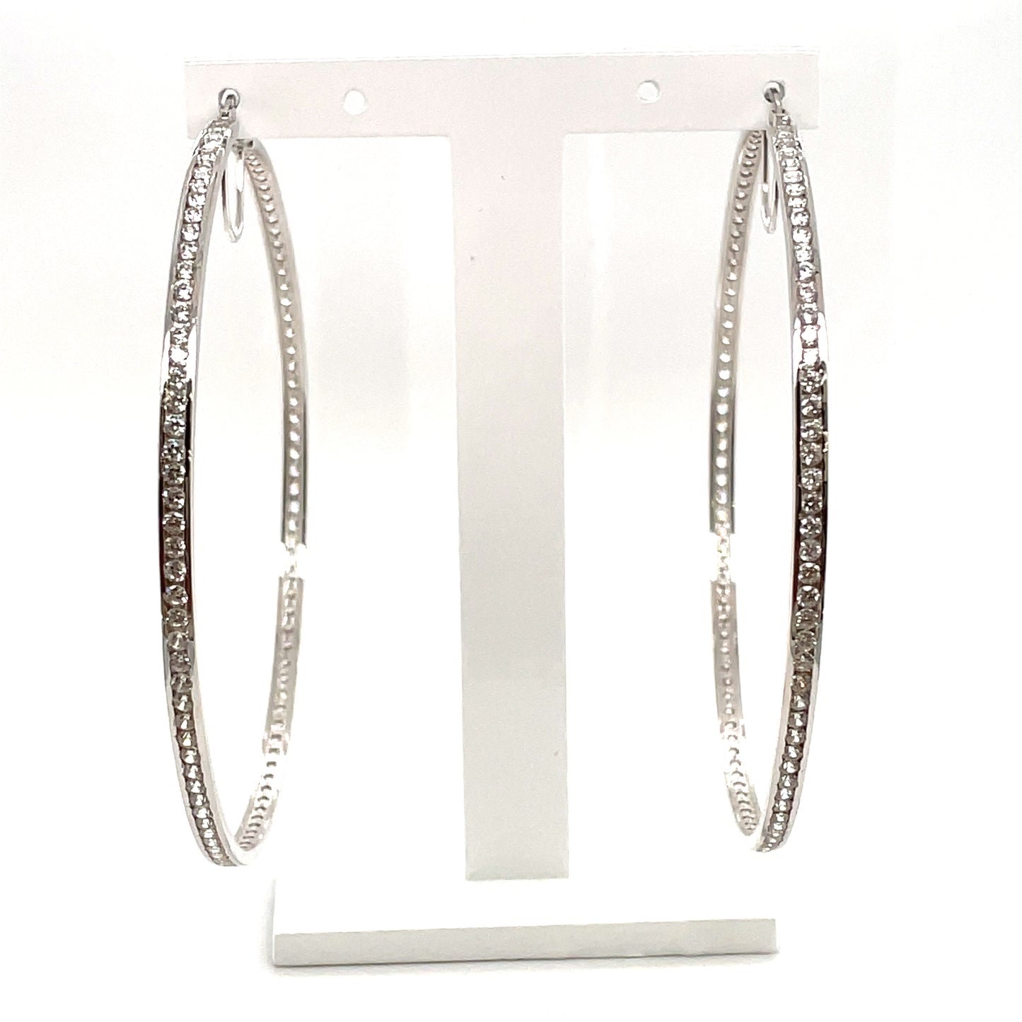 585-/Gold Creolen Zirkonia