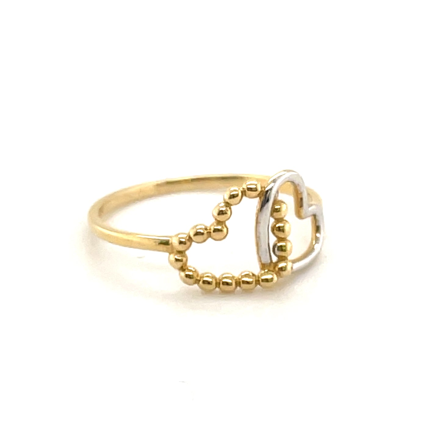 Ring 585/- Gold Herzpaar