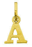 Buchstaben Anhänger 585/- Gelbgold