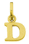 Buchstaben Anhänger 585/- Gelbgold