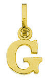 Buchstaben Anhänger 585/- Gelbgold