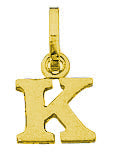 Buchstaben Anhänger 585/- Gelbgold