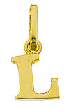 Buchstaben Anhänger 585/- Gelbgold