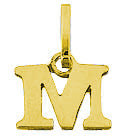 Buchstaben Anhänger 585/- Gelbgold