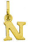 Buchstaben Anhänger 585/- Gelbgold