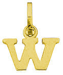Buchstaben Anhänger 585/- Gelbgold