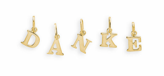 Buchstaben Anhänger 585/- Gelbgold