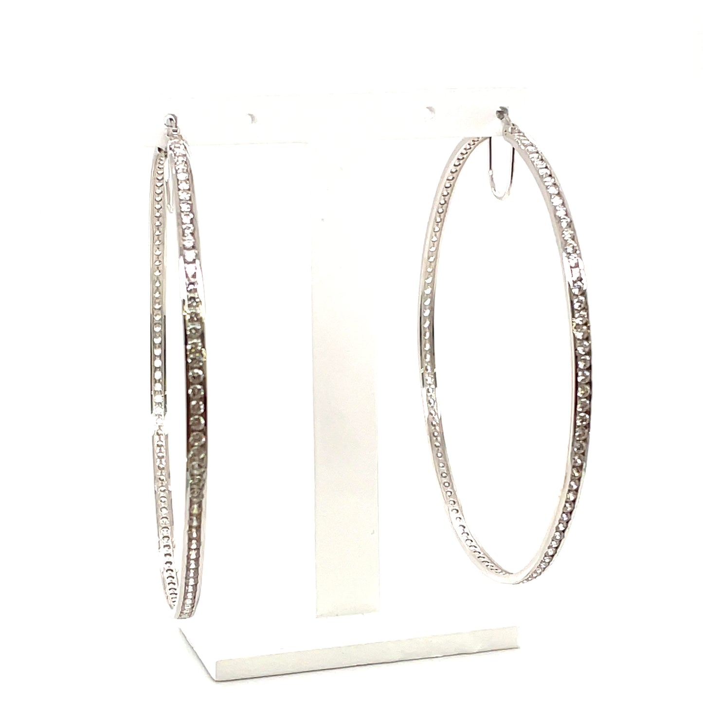 585-/Gold Creolen Zirkonia