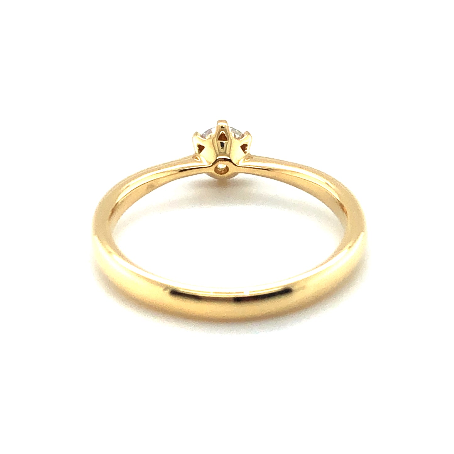 Ring 750/-Gelbgold Brillant