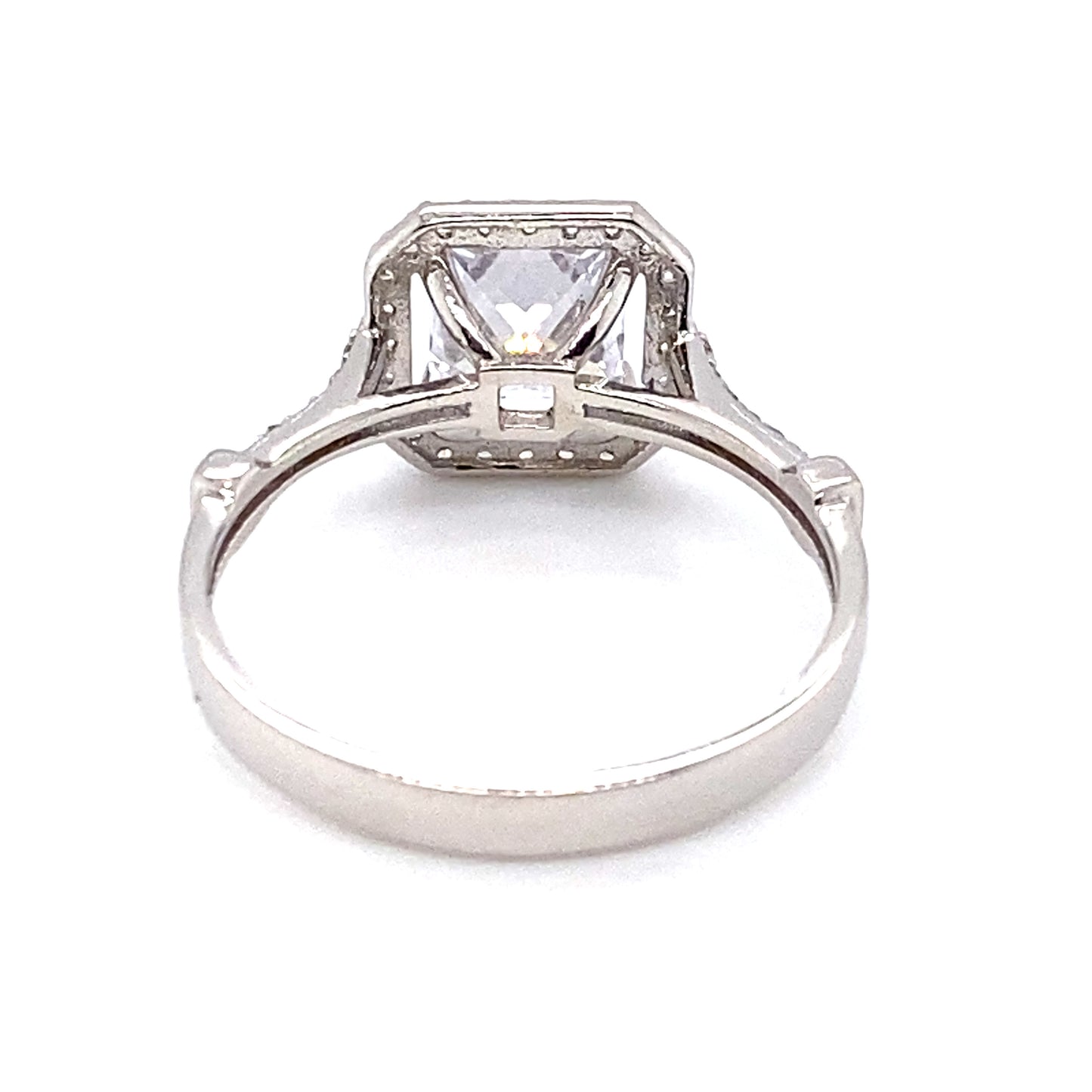 Ring 585/-Weißgold Zirkonia