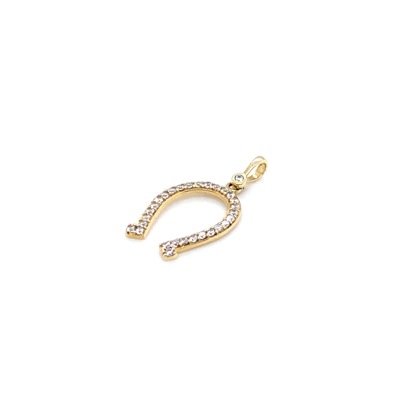 Anhänger 585/-Gelbgold Hufeisen