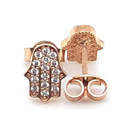 Ohrringe 585/-Rotgold