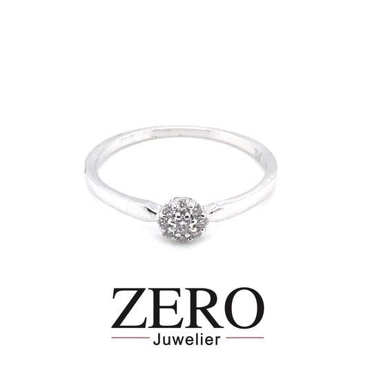 Ring 750/-Weißgold Brillanten