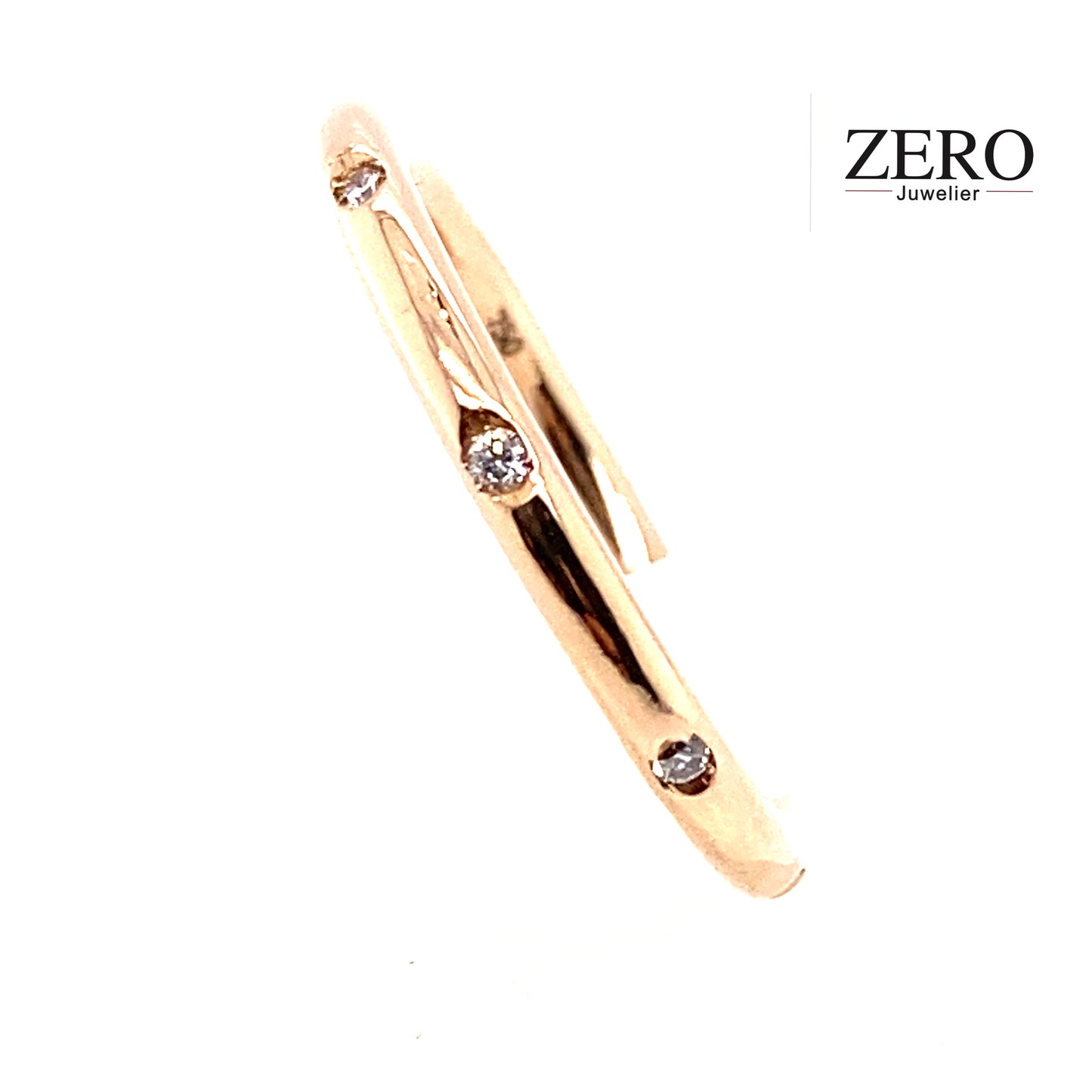 Ring Rotgold 585/-Brillanten