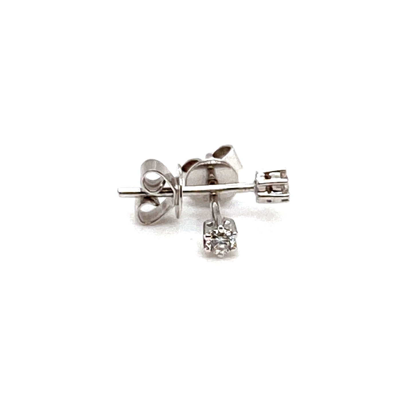 Ohrringe 585/-Weißgold mit Brillanten