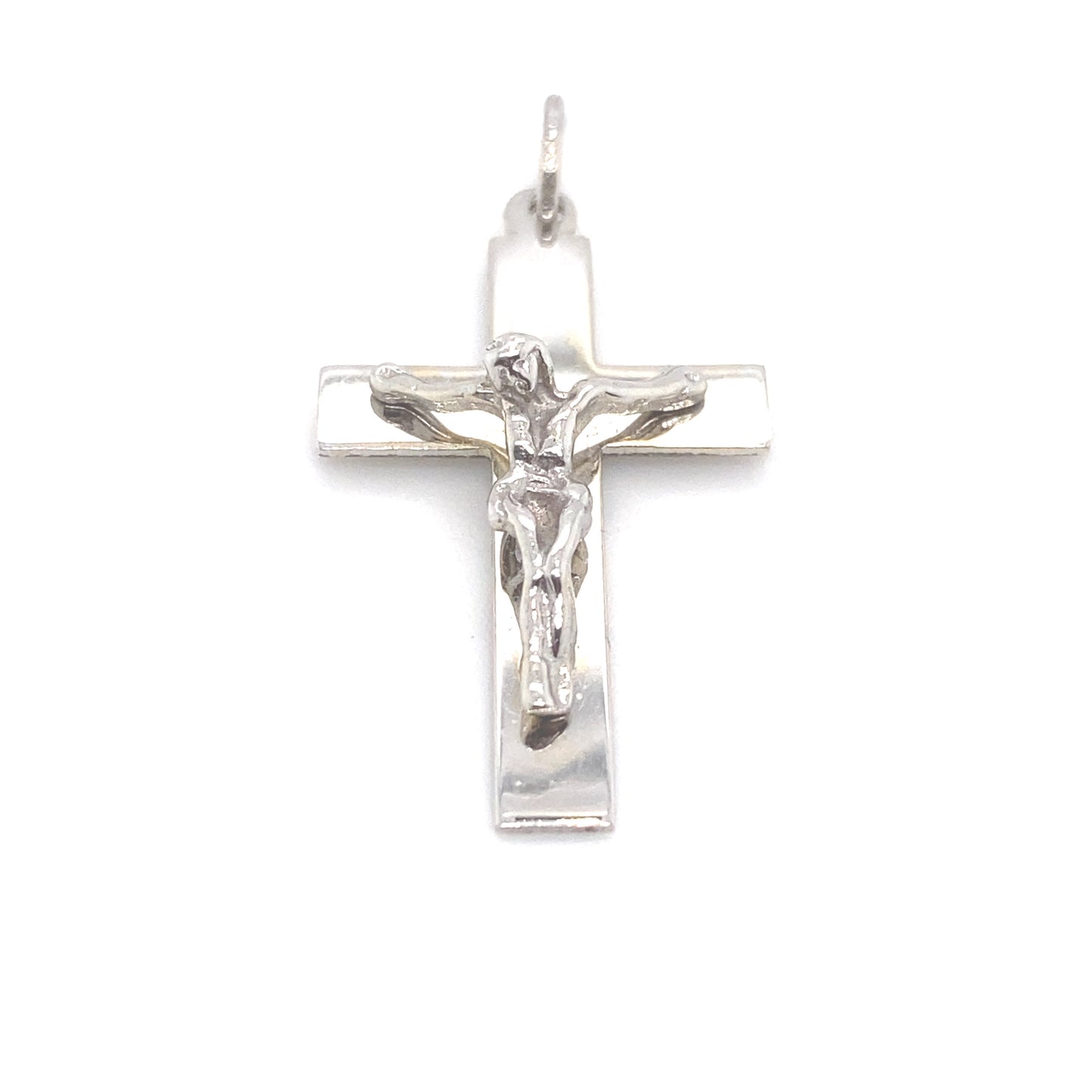 Anhänger Kreuz 585/-Weißgold