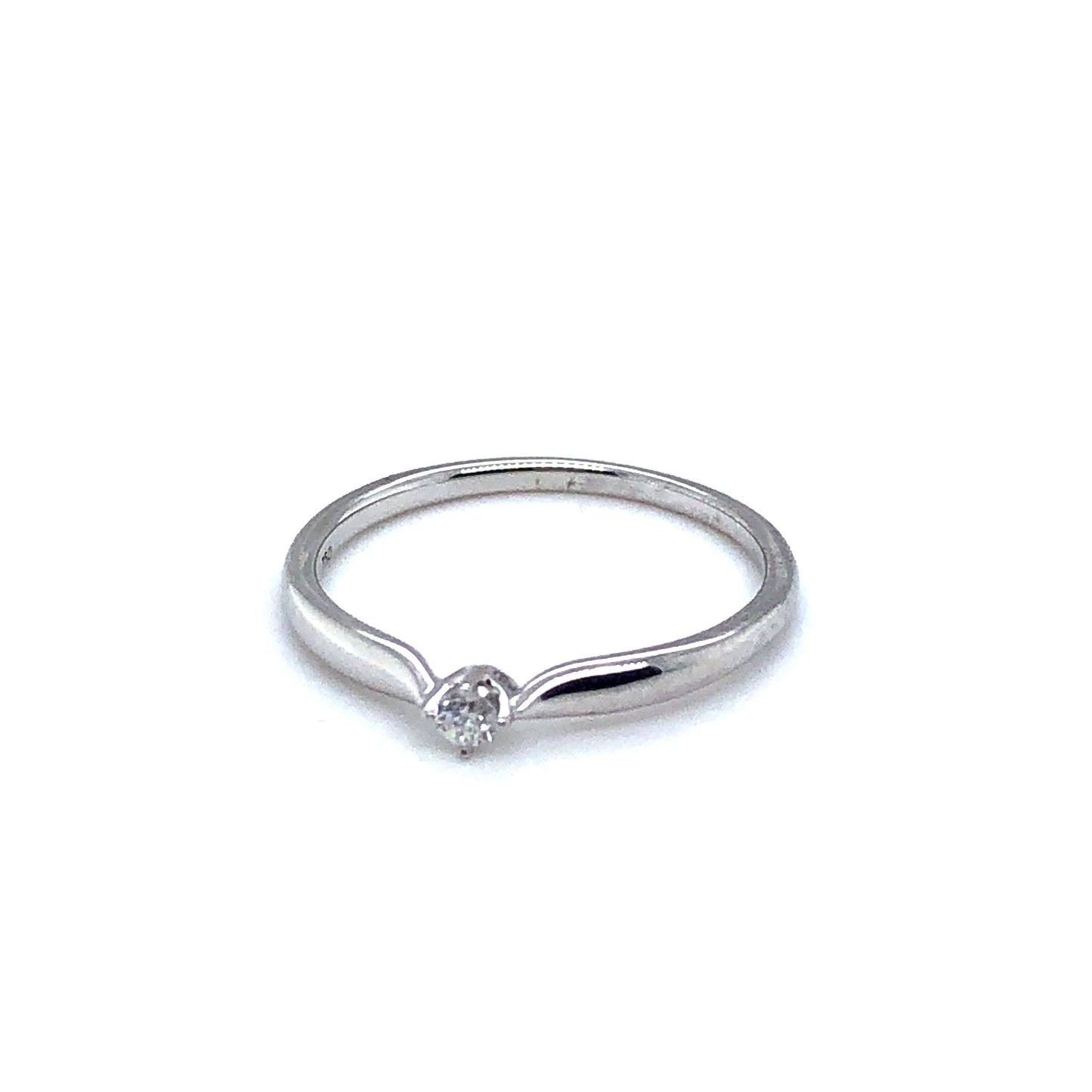 Ring 750/-Weißgold Brillant