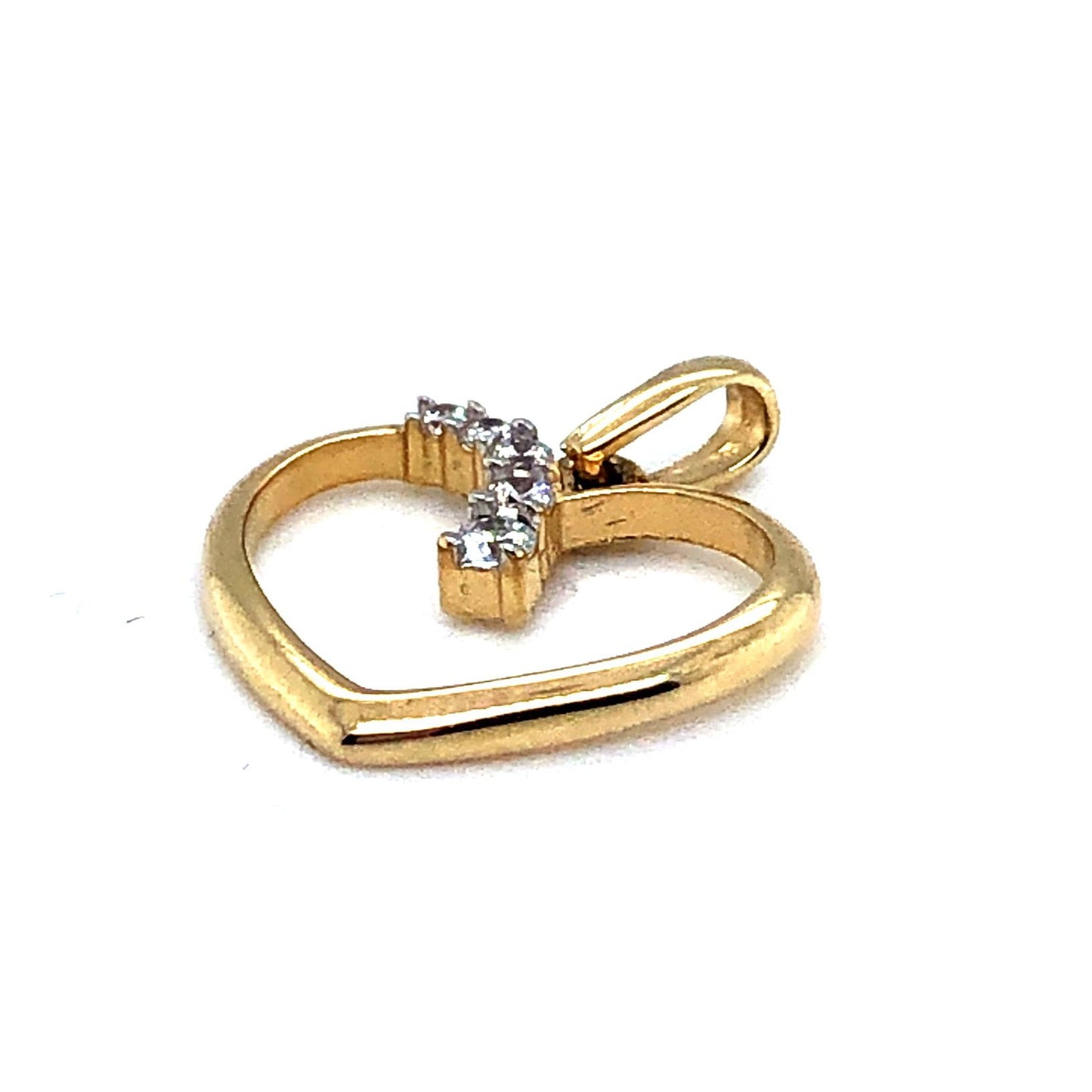 Anhänger 585/-Gelbgold Herz