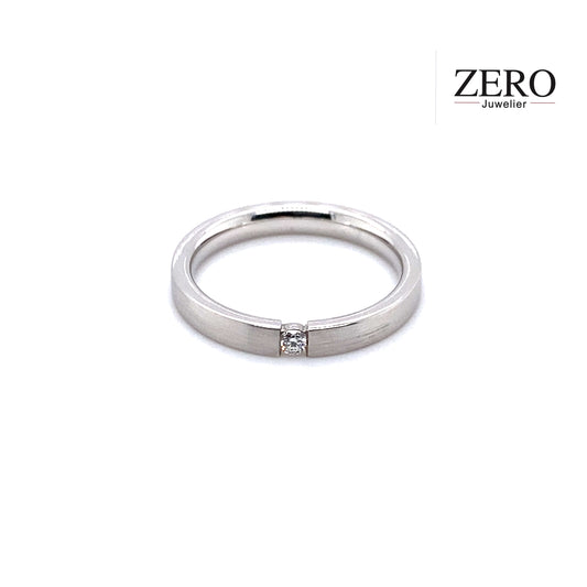 Spannring 585/-Weißgold Brillant