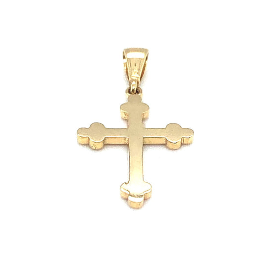 Anhänger 585/-Gelbgold Kreuz