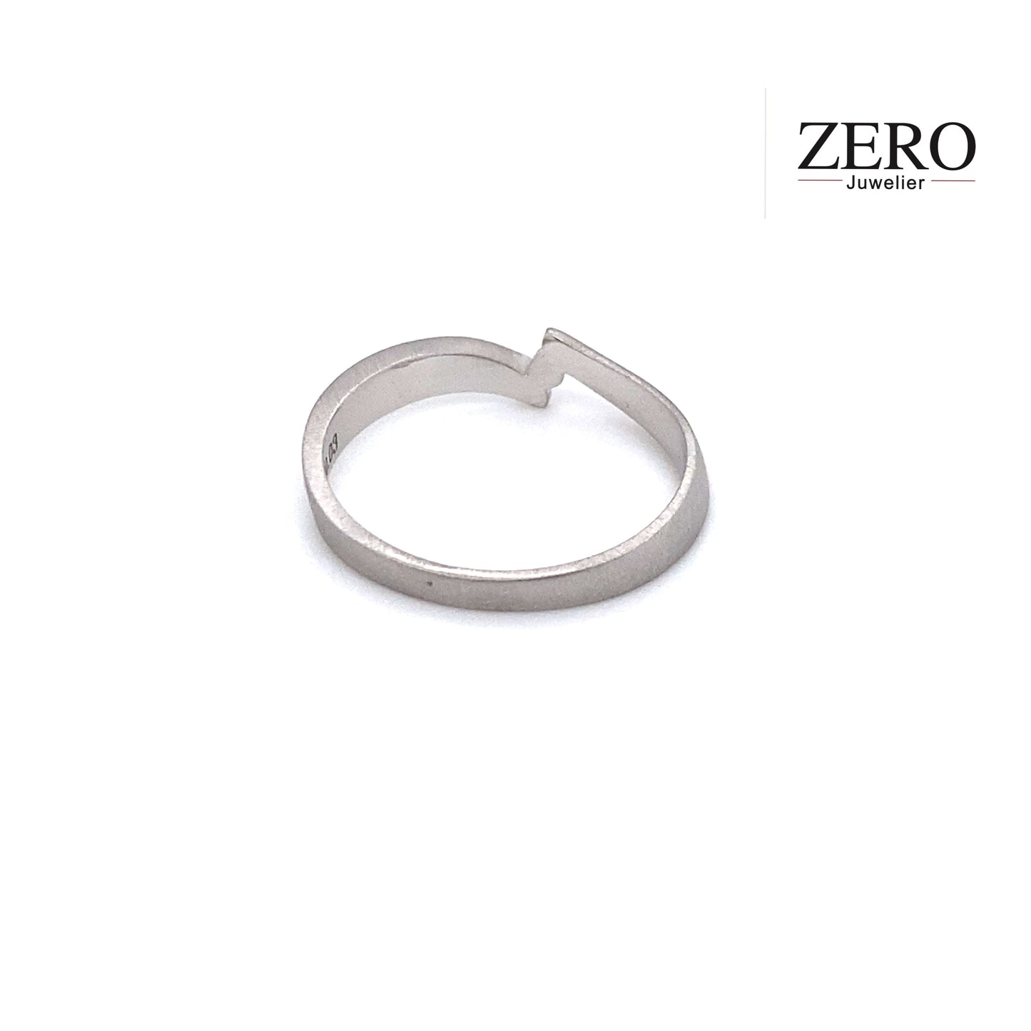 Spannring 585/-Weißgold Brillant