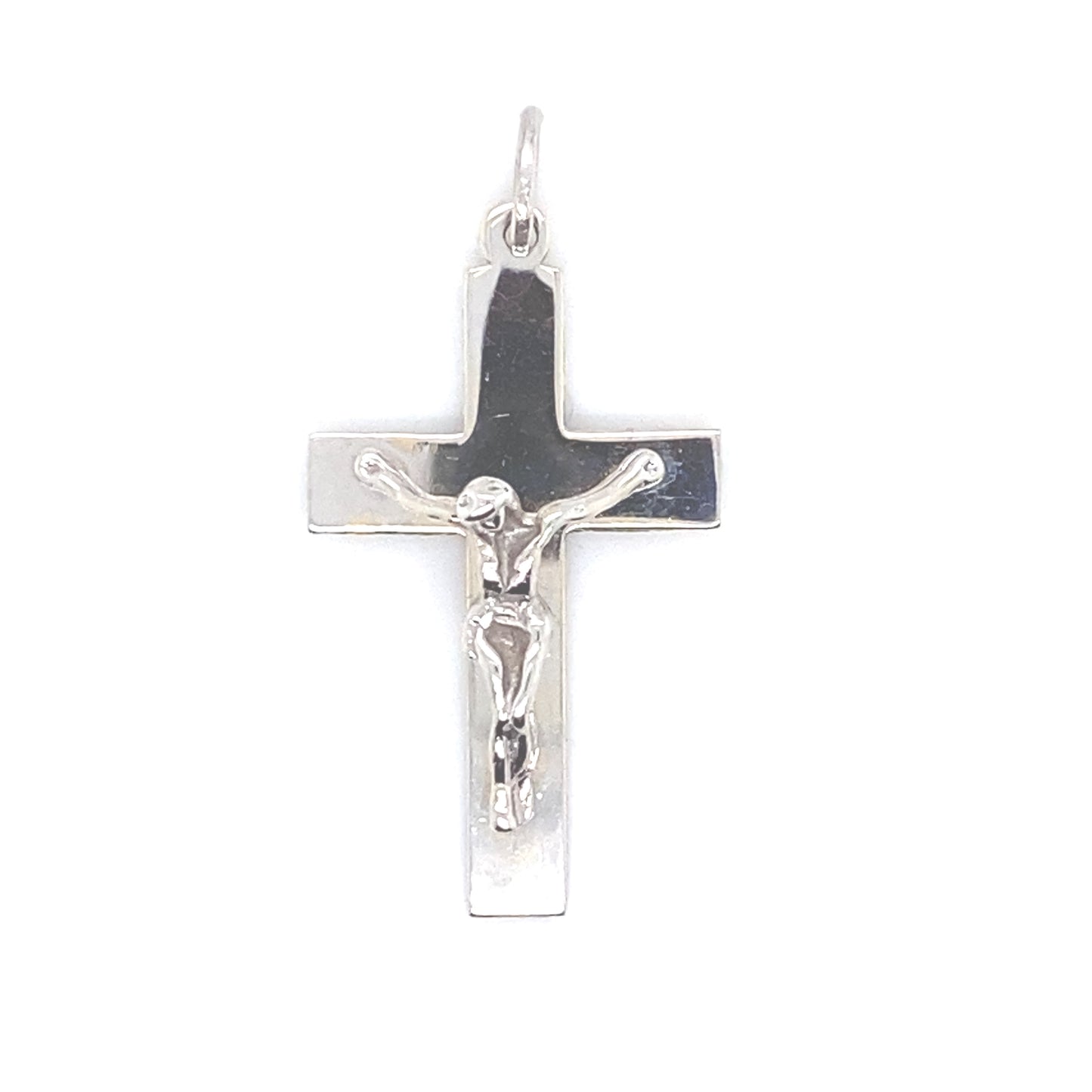 Anhänger Kreuz 585/-Weißgold