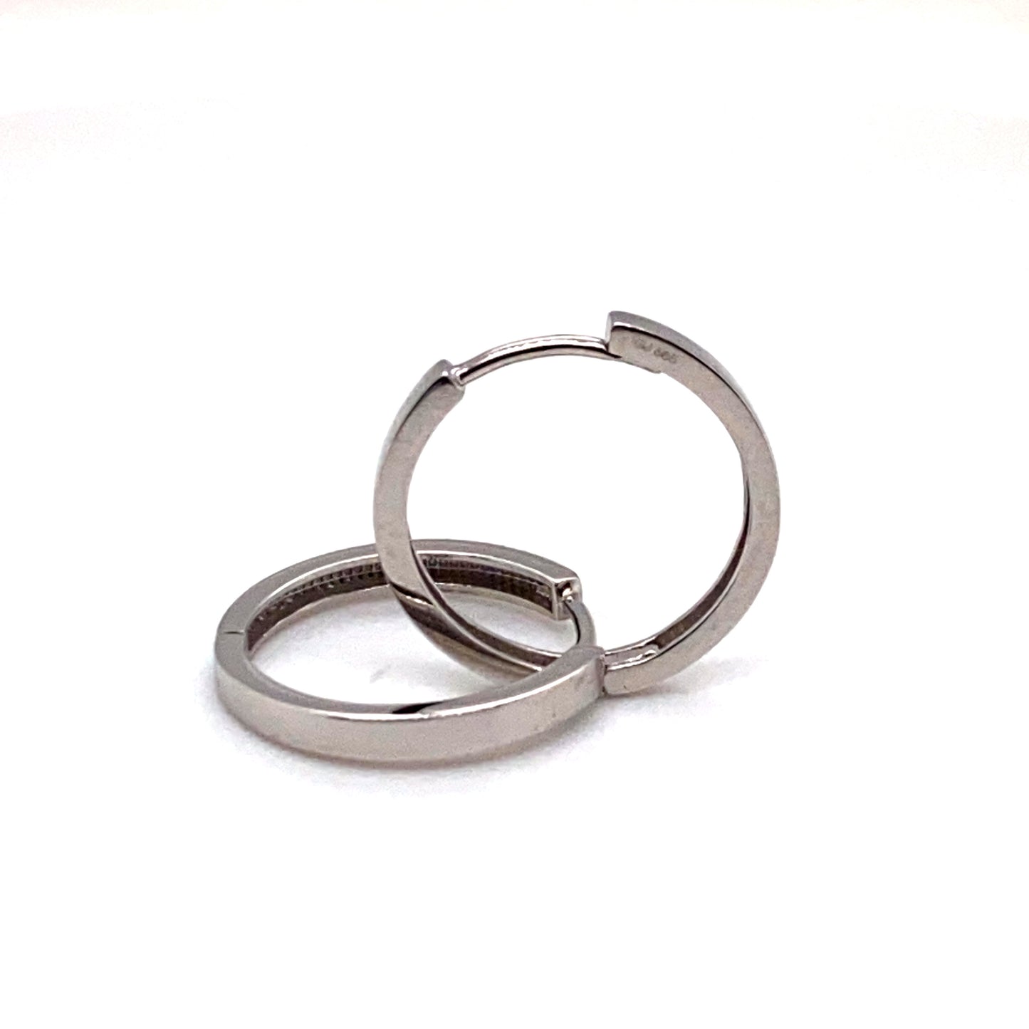 Creolen 585/-Weißgold