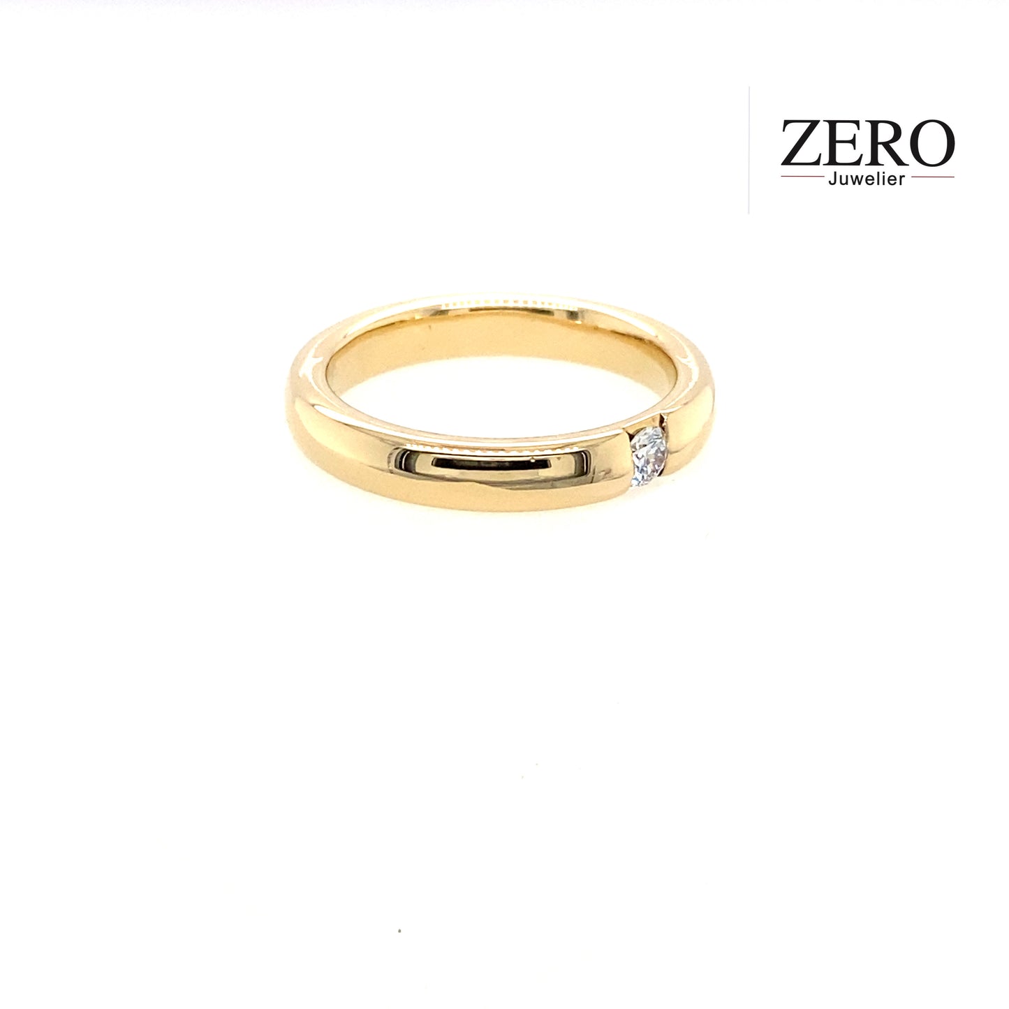 Spannring 750/-Gelbgold Brillant