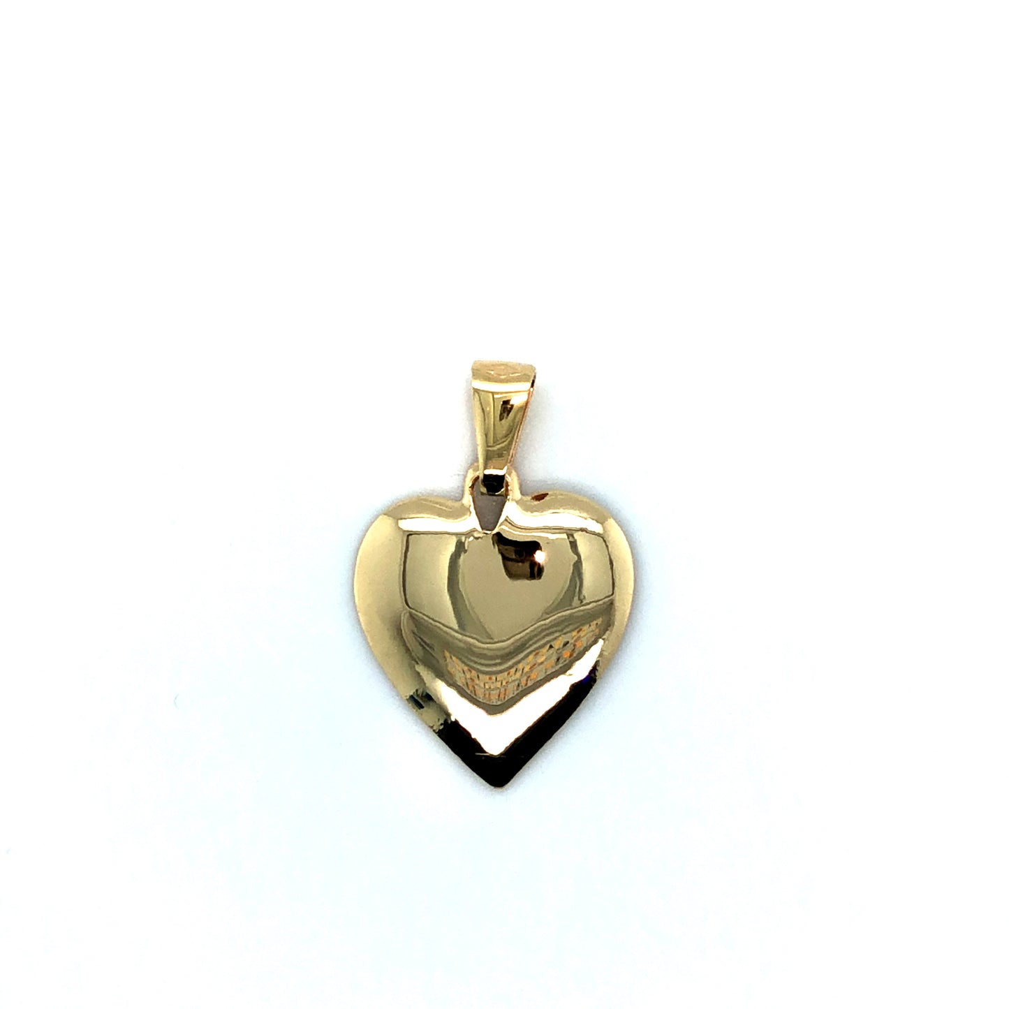 Anhänger Herz Gravurplatte 585/-Gelbgold