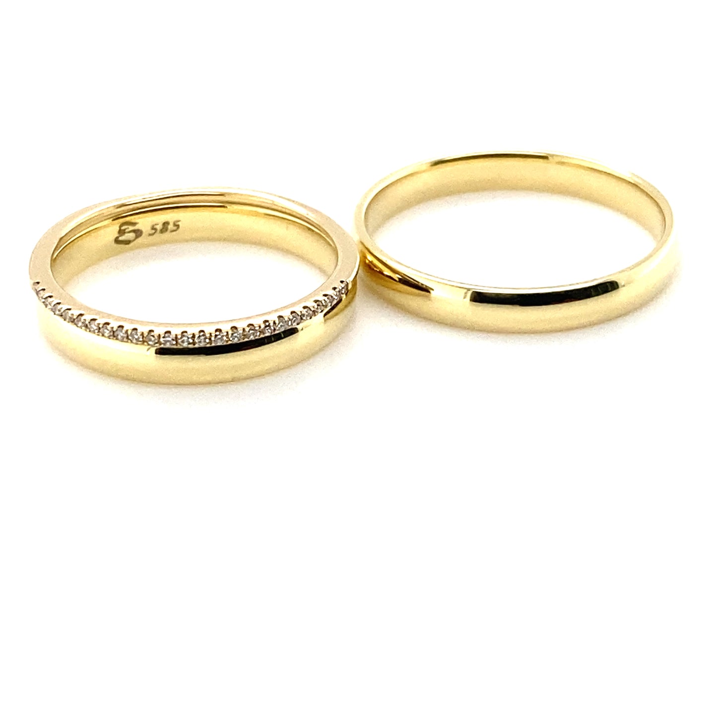 Trauringe mit Memoire Ring 585/-Gold