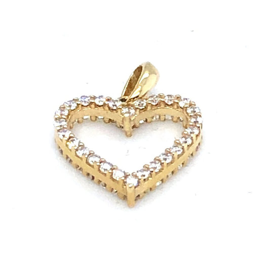 Anhänger 585/-Gelbgold Herz