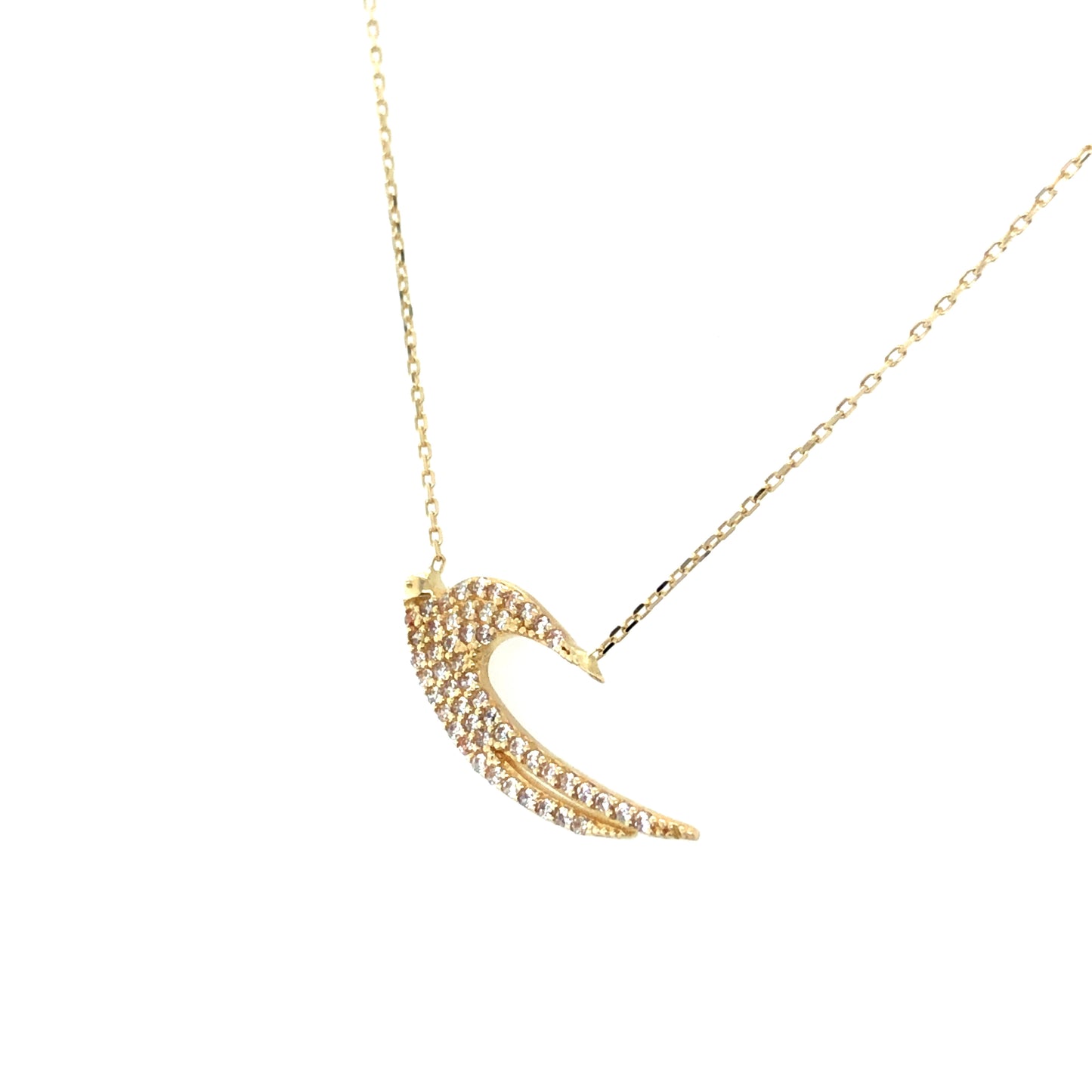 Kette mit Anhänger 585/-Gelbgold
