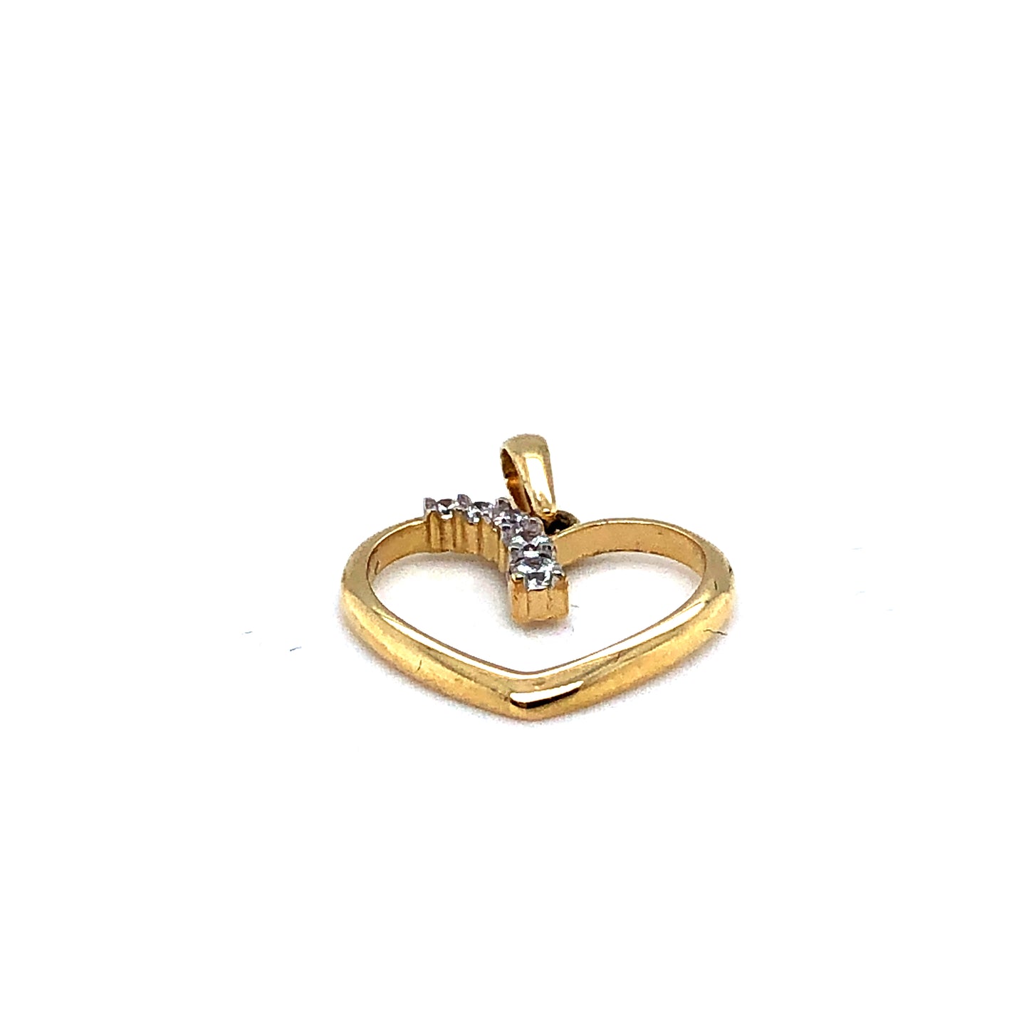 Anhänger 585/-Gelbgold Herz