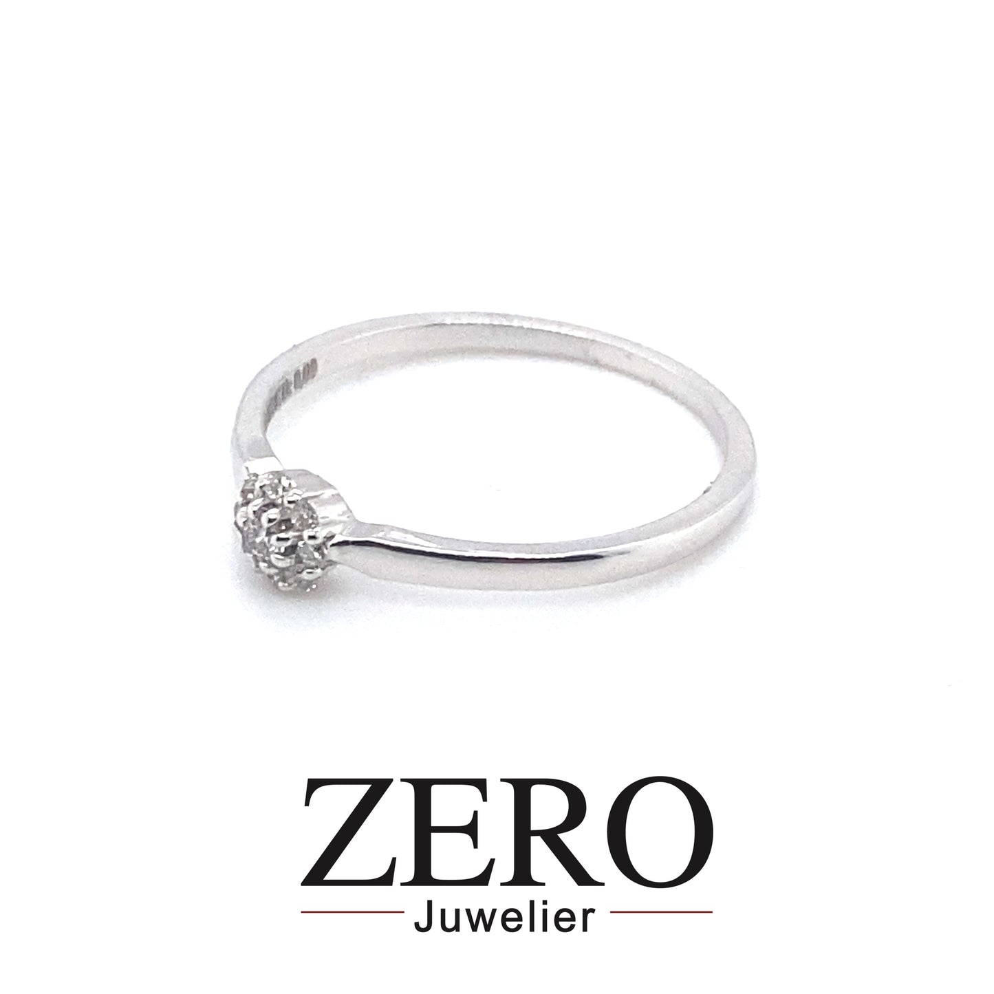 Ring 750/-Weißgold Brillanten