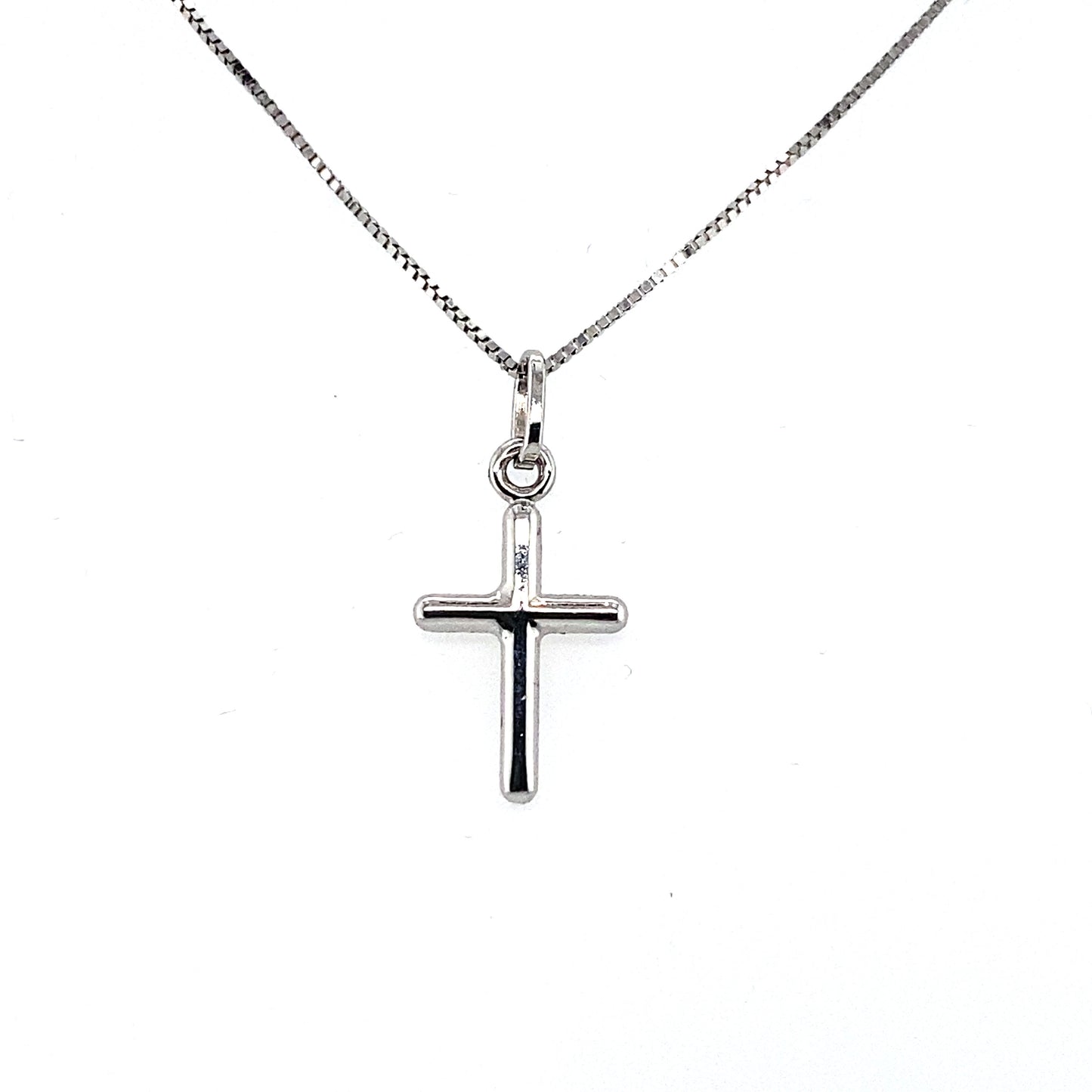 Kette mit Anhänger Weißgold 585/-