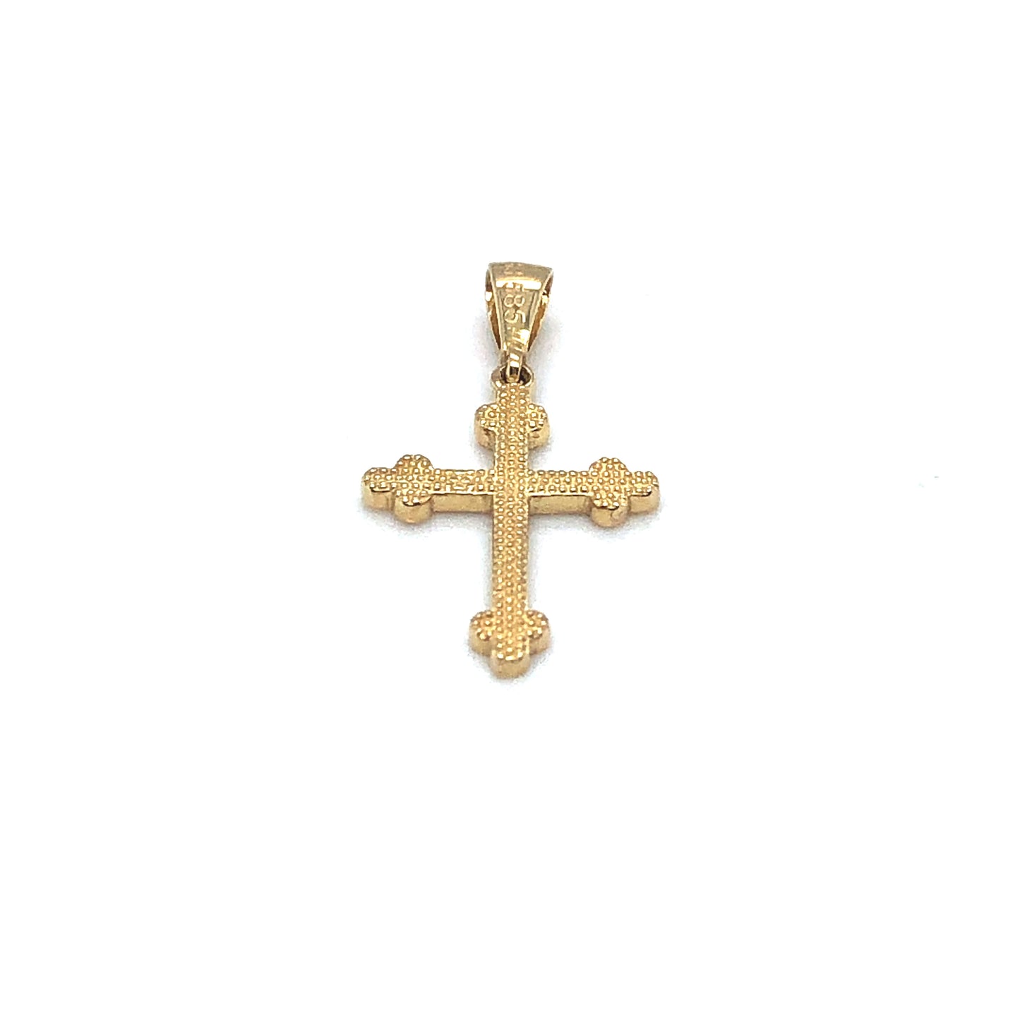 Anhänger 585/-Gelbgold Kreuz