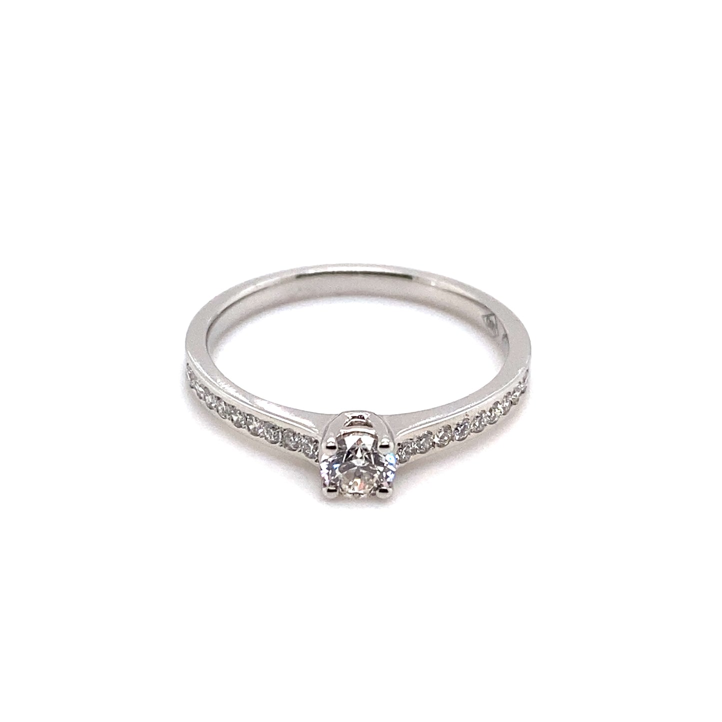 Ring Weißgold Brillanten 585/-