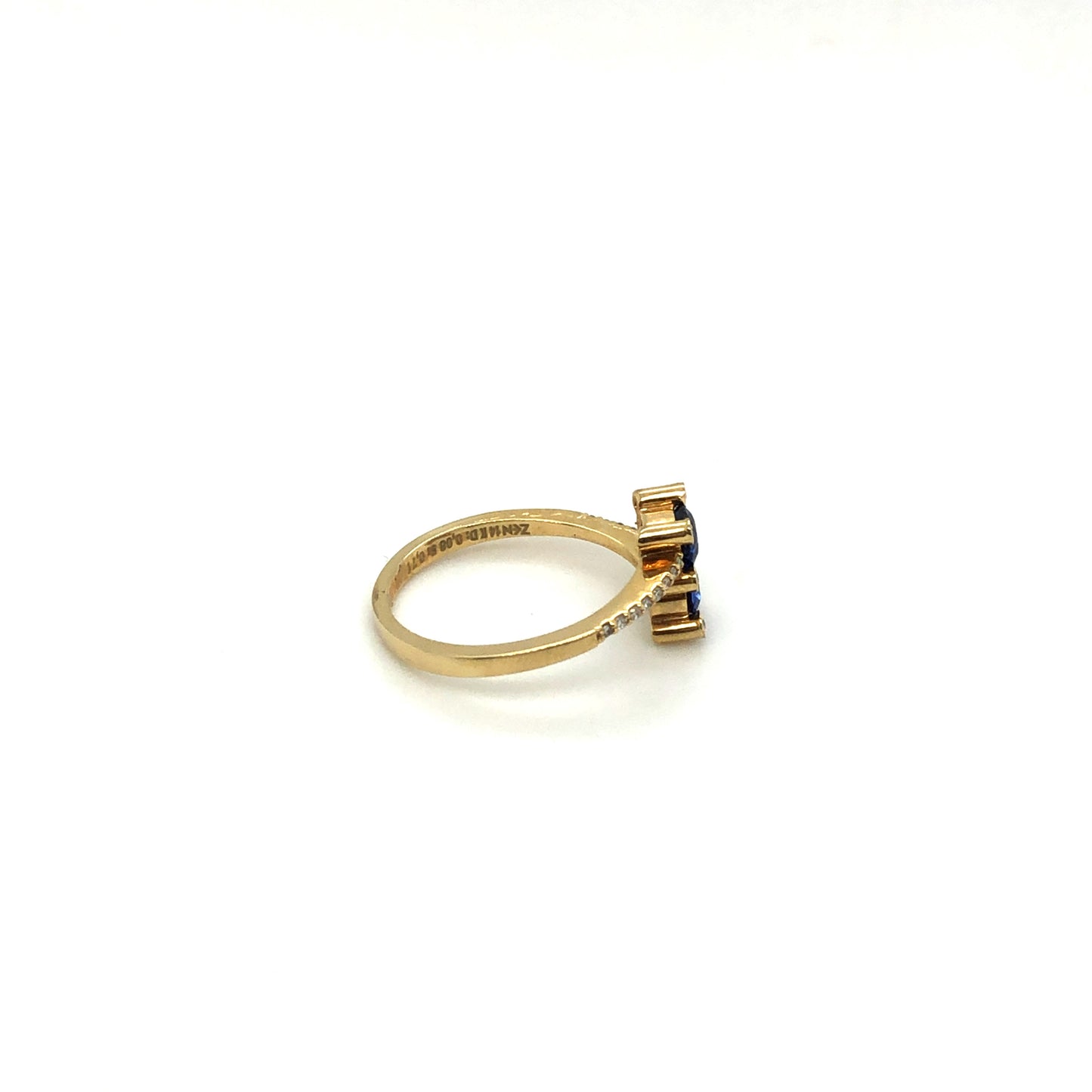 Brilliantring 585/-Gelbgold