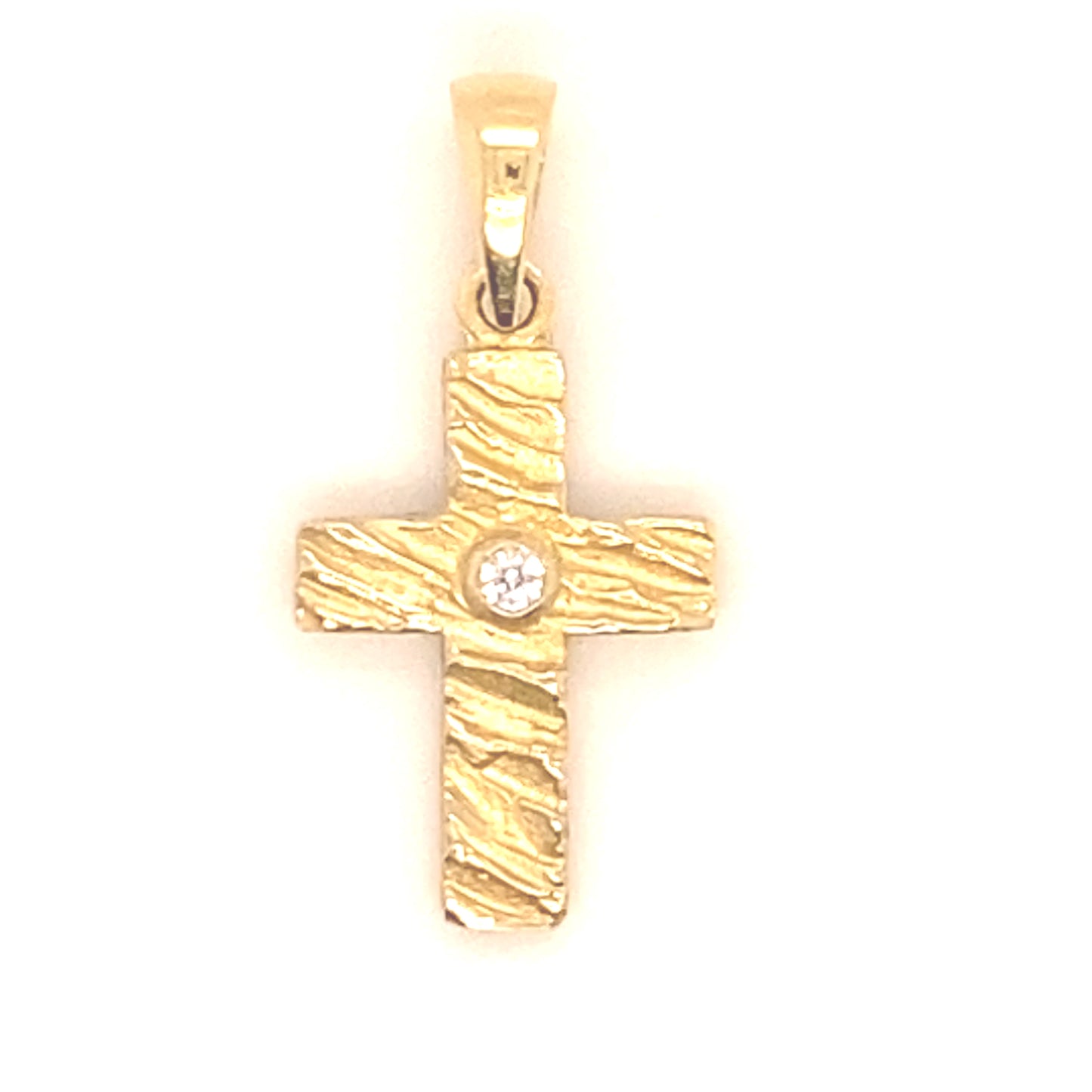 Anhänger 585/-Gelbgold Kreuz
