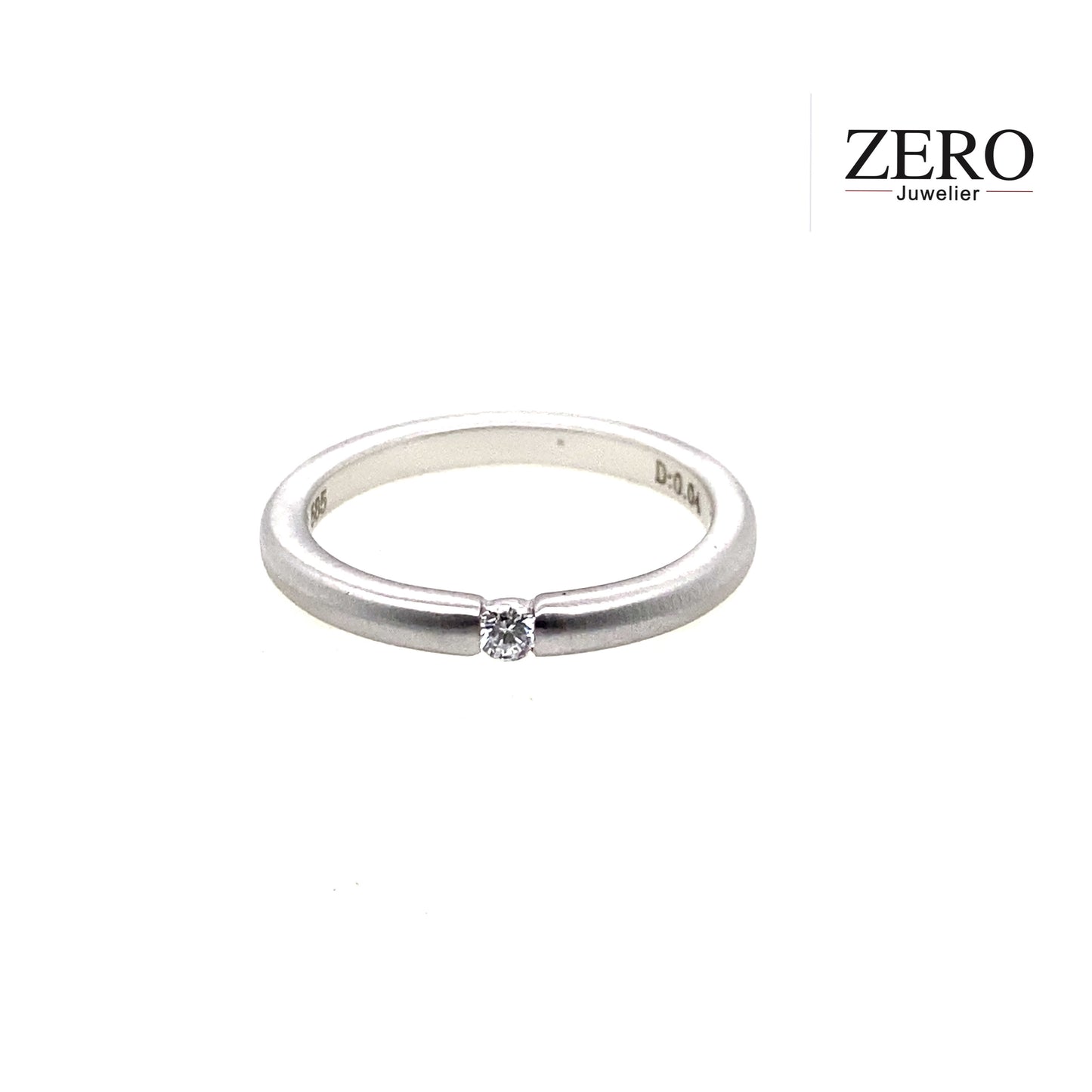 Spannring 585/-Weißgold Brillant