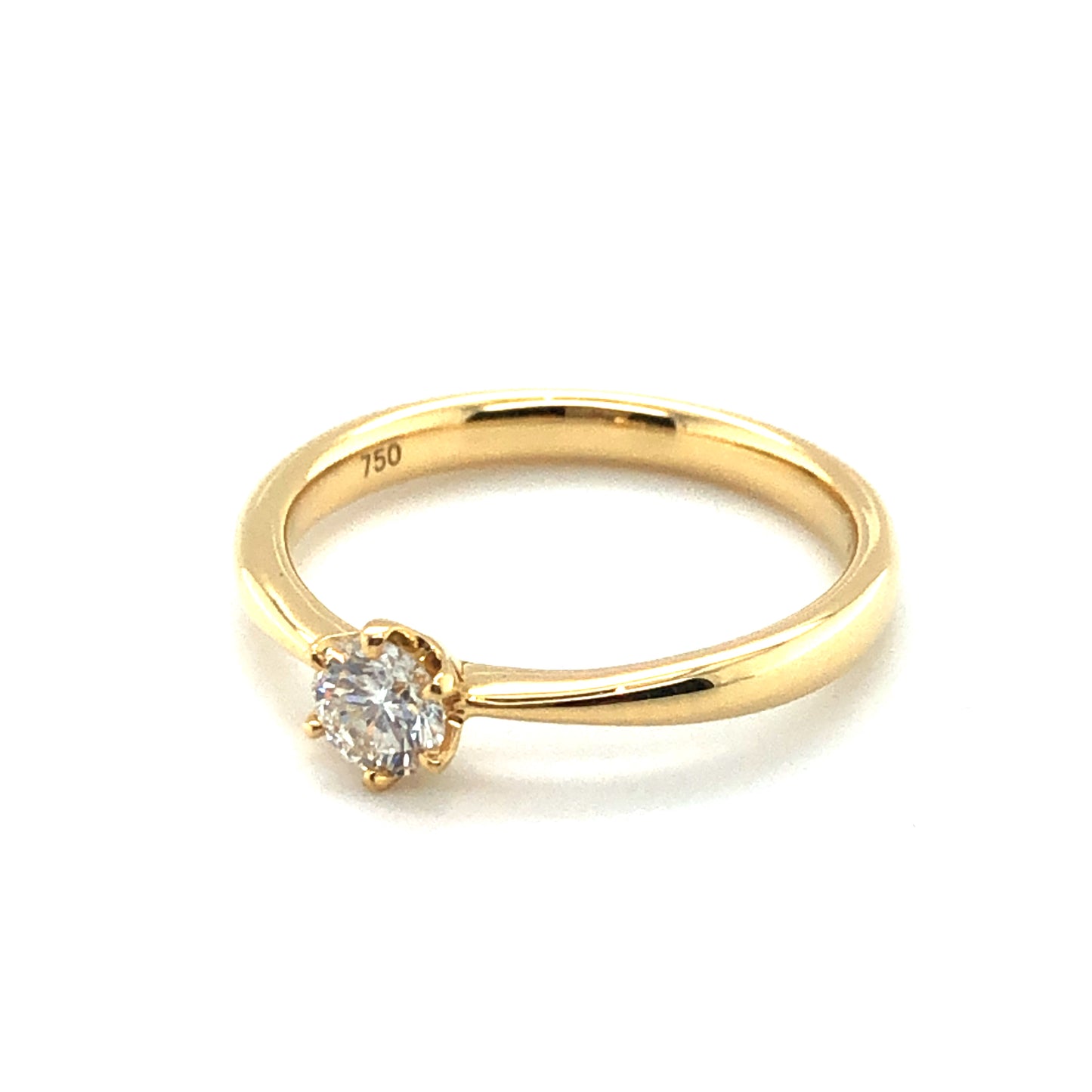 Ring 750/-Gelbgold Brillant