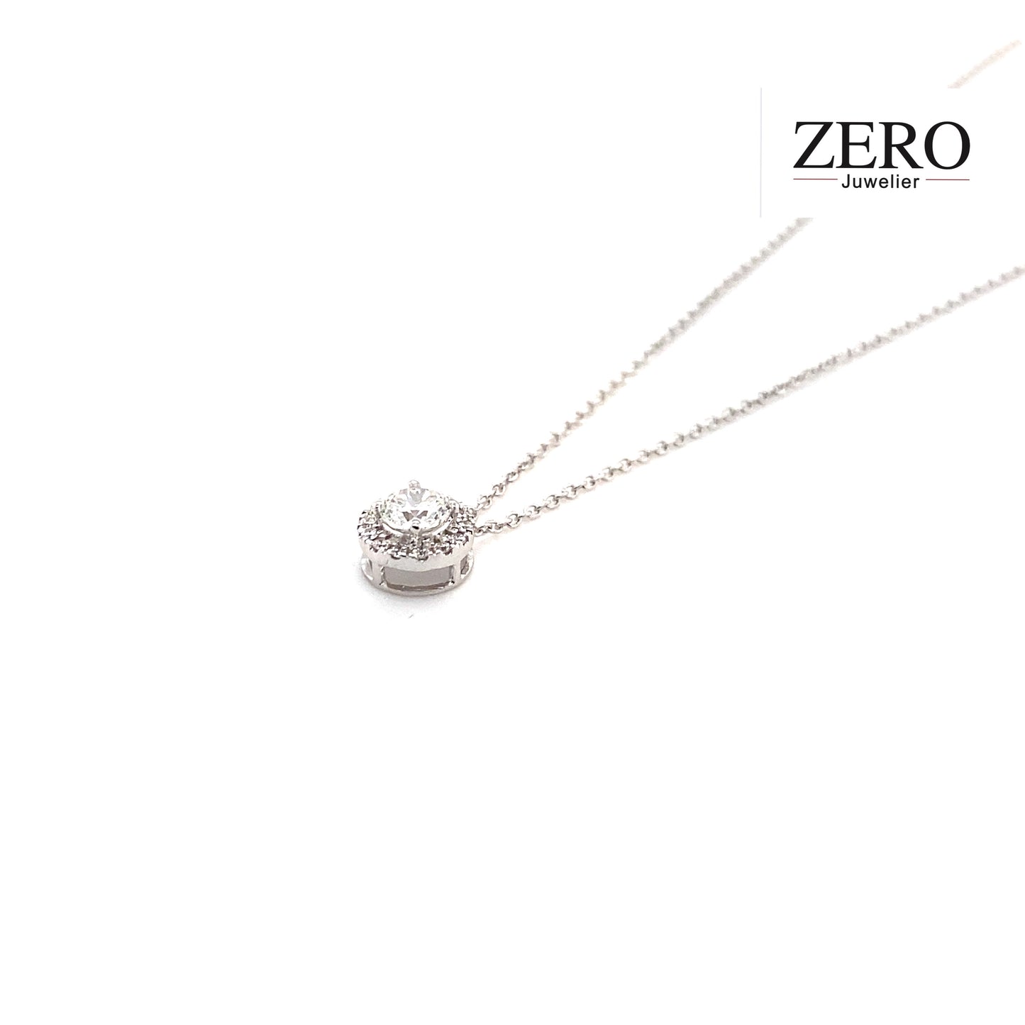 Kette 750/-Weißgold Brillanten