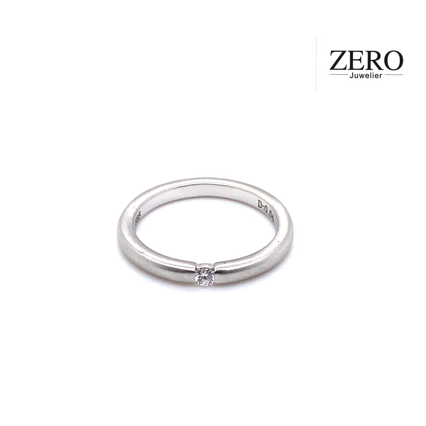 Spannring 585/-Weißgold Brillant