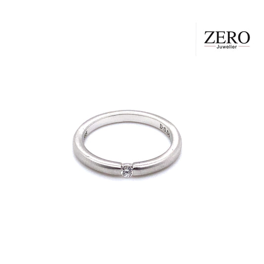 Spannring 585/-Weißgold Brillant