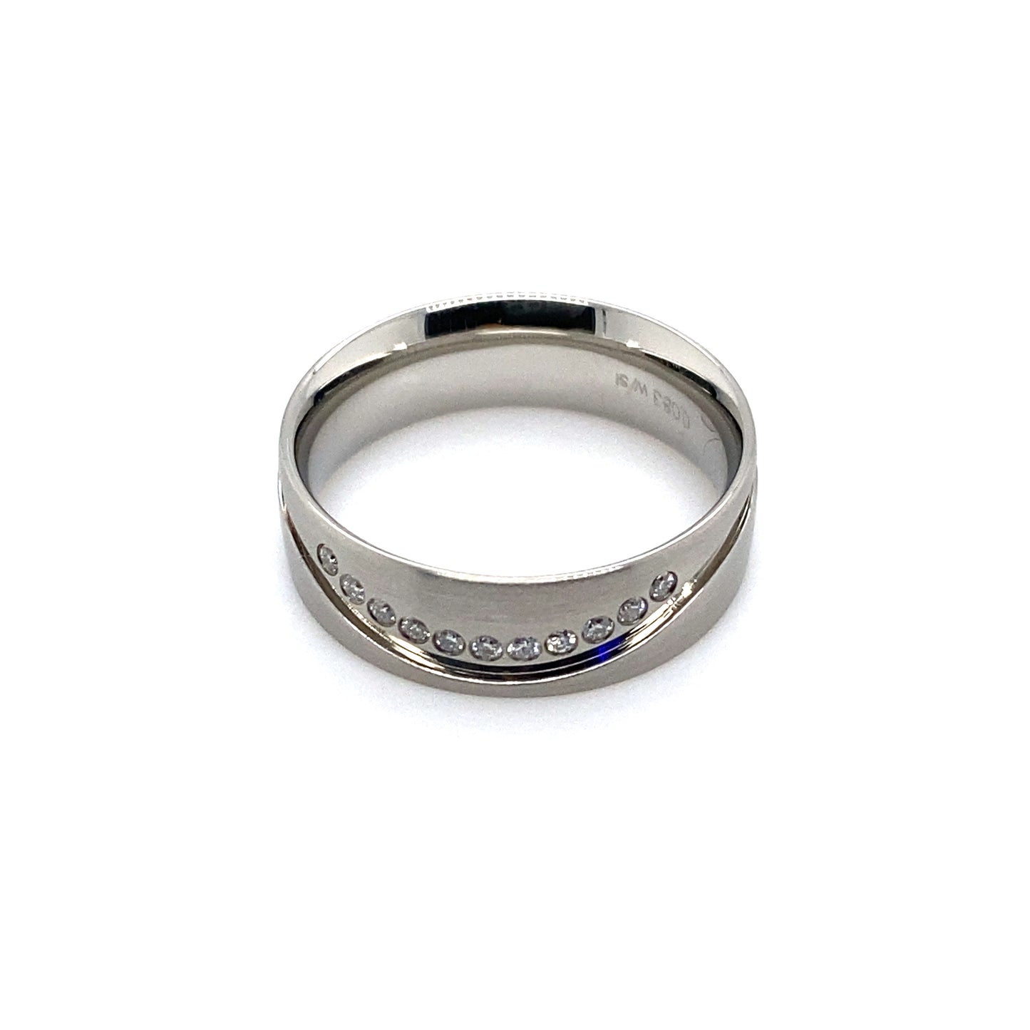 Trauring Platin 600/- Brillanten