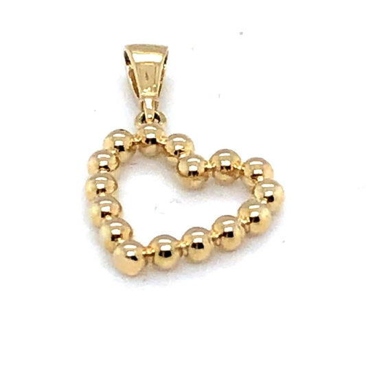 Anhänger 585/-Gelbgold Herz