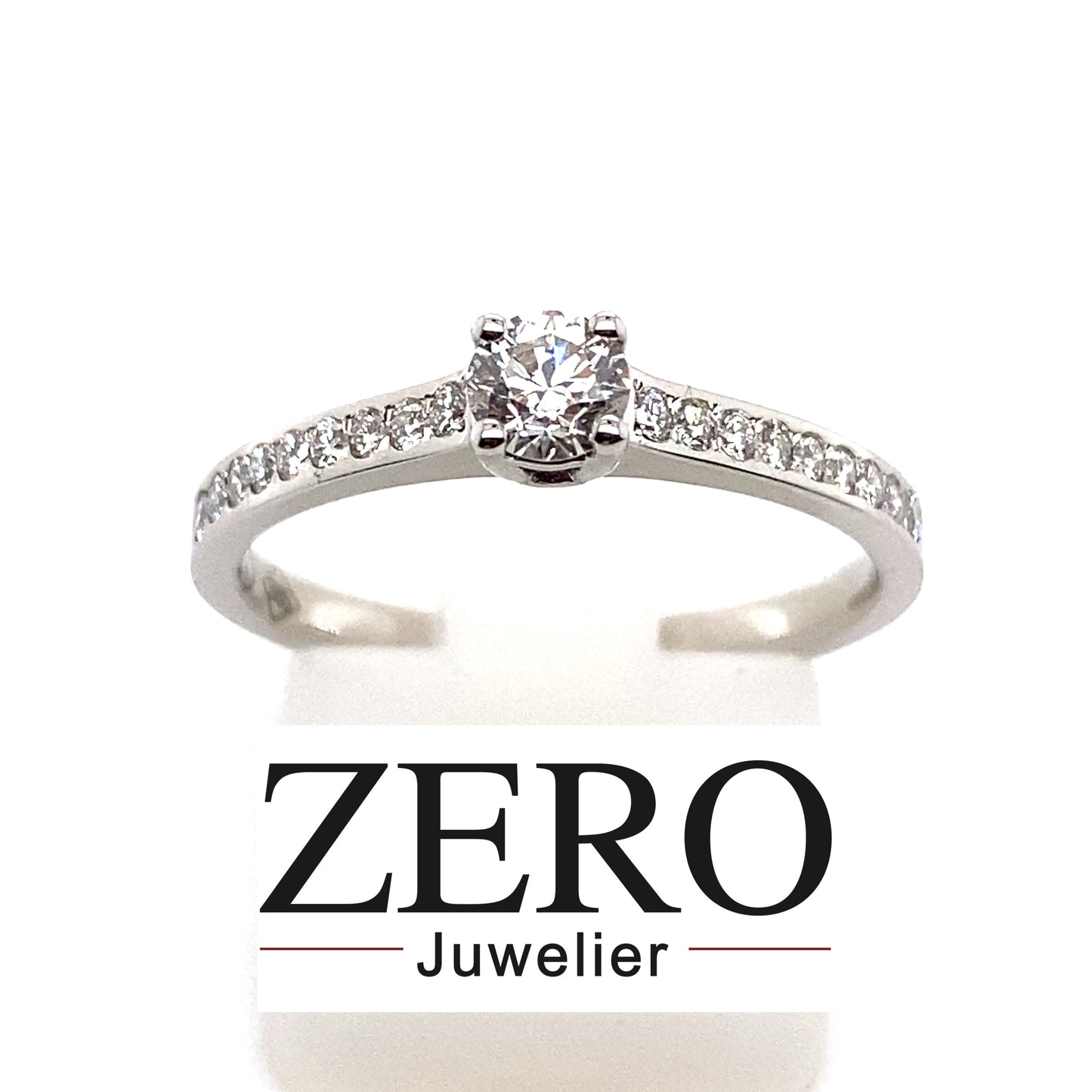 Ring Weißgold Brillanten 585/-