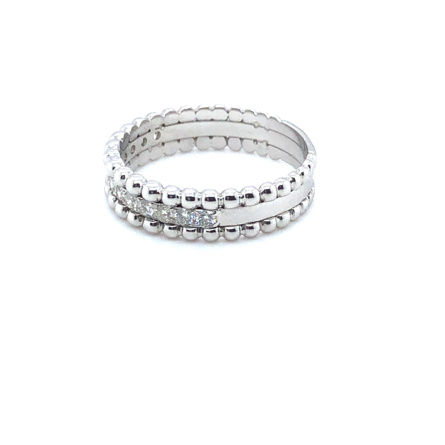 Ring 585/-Weißgold Brillanten
